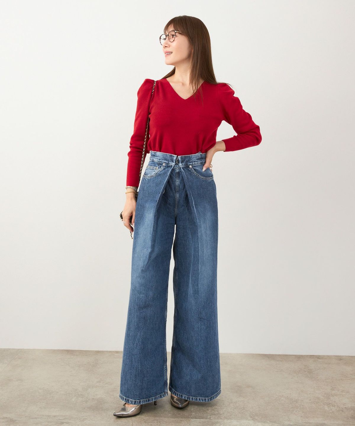 新色追加/パフスリーブ/袖山ギャザー/9分袖/セットアップ/秋/春/冬