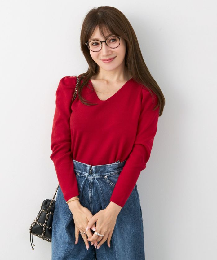 新色追加/パフスリーブ/袖山ギャザー/9分袖/セットアップ/秋/春/冬