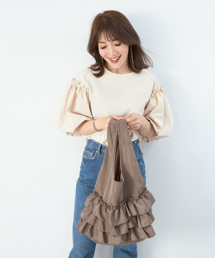12th LIMITED-PRICE フリル ラージ エコバッグ Liala×PG 全6色
