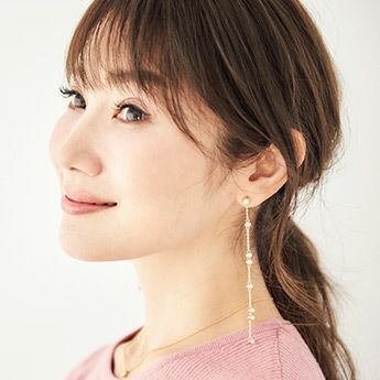 タイニー パール ロング ピアス イヤリング Tiny Pearl Long Pierce Earring