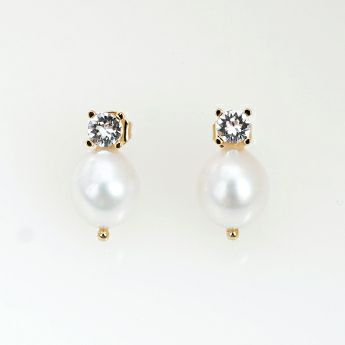 ドット パール ピアス イヤリング Dot Pearl Pierce Earring （Liala 