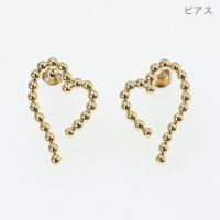 ハート スタッズ ピアス イヤリング Heart Studs Pierce Earring