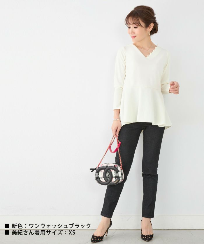 ◎極美品 GAS ストレッチデニム ロゴプレート 刻印 伸縮 L相当 ビッグサイズ D-jerBa/ジェルバ ロゴ刺繍 ステッチ入り ロゴ入り