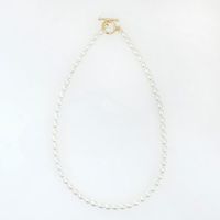 淡水パール シンプル ネックレス Baroque Pearl Necklace