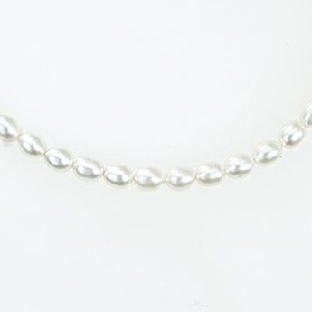 淡水パール シンプル ネックレス Baroque Pearl Necklace
