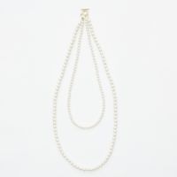 2連 ロング パール ネックレス Double Long Pearl Necklace