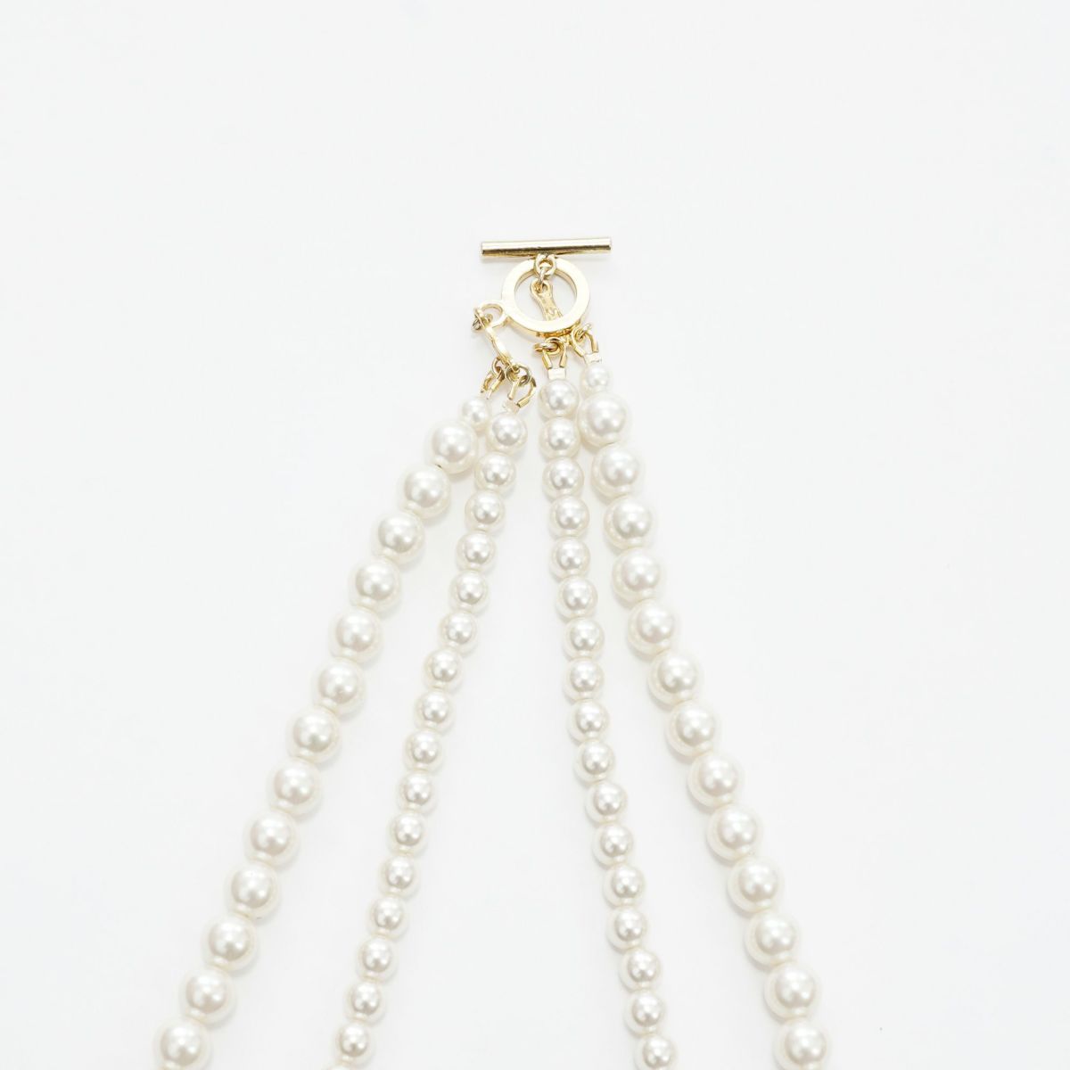 2連 ロング パール ネックレス Double Long Pearl Necklace