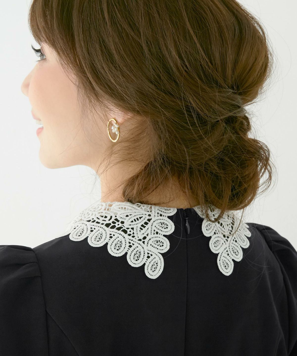 新色追加 S/M/L 長袖 ミモレ丈 フェニミン 上品 お呼ばれ オケージョン 卒入学式 オフィス 大人可愛い ジョイントスペース