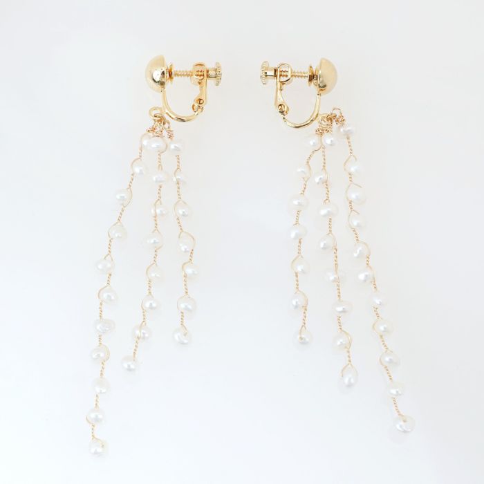 スパークリング パール ピアス イヤリング Sparkling Pearl Pierce Earring