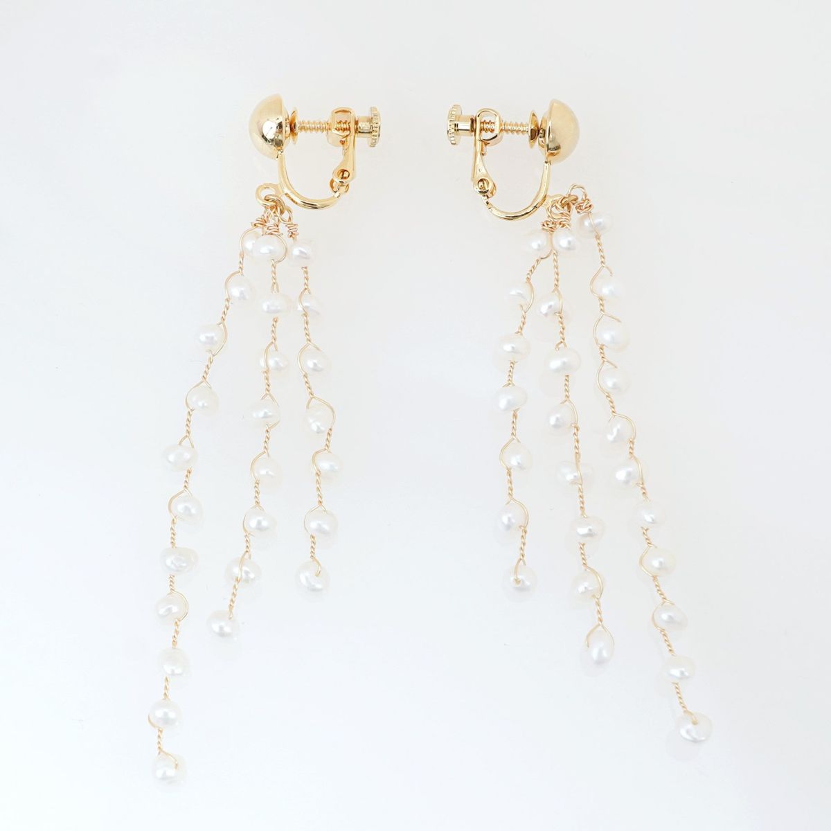 スパークリング パール ピアス イヤリング Sparkling Pearl Pierce Earring