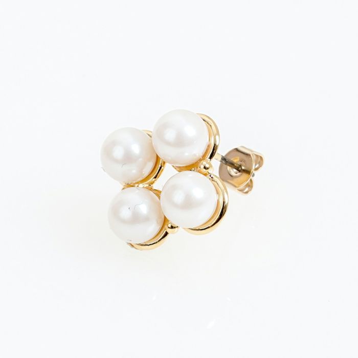 クローバー パール ピアス イヤリング Clover Pearl Pierce Earring