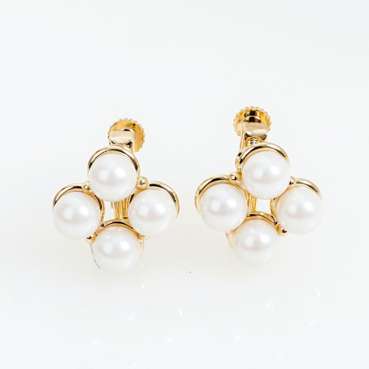 クローバー パール ピアス イヤリング Clover Pearl Pierce Earring