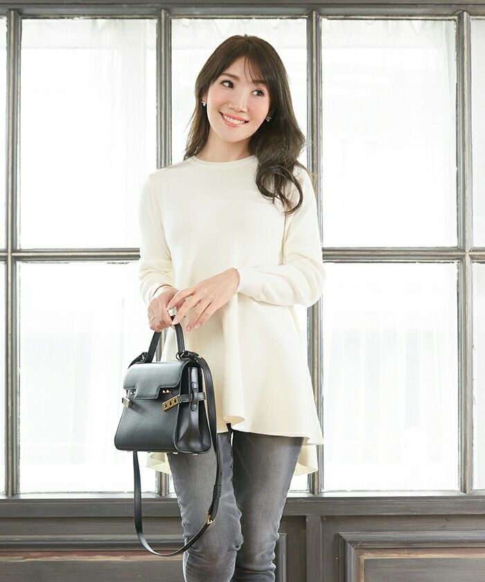 レンチングTMエコヴェロTM/ラウンドネック/長袖/袖口リブ