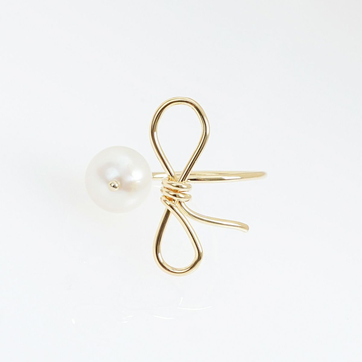 リボン パール リング Ribbon Pearl Ring