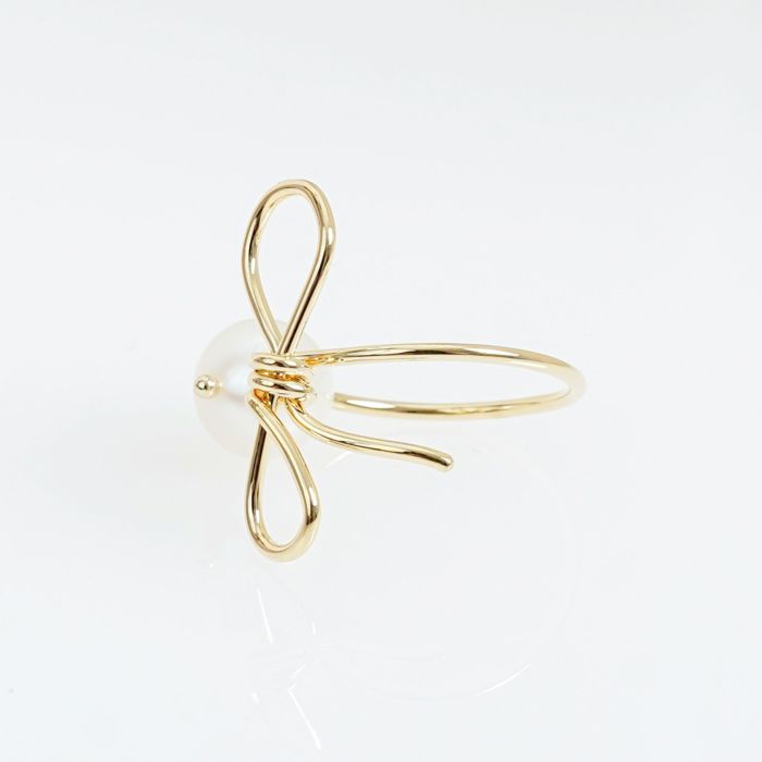 リボン パール リング Ribbon Pearl Ring