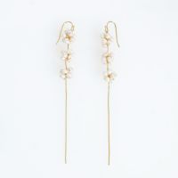 ポンポン 淡水 パール ピアス イヤリング PON PON Freshwater Pearl Pierce Earring