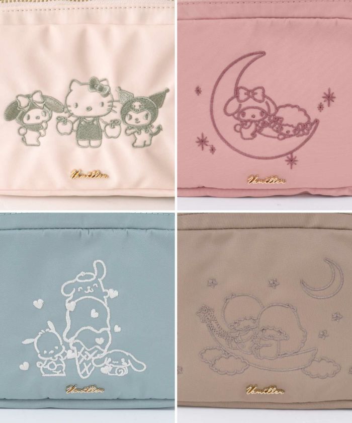 サンリオキャラクターズ コラボ マルチポーチ バイカラー le