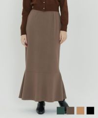 限定Price！SALE ロングスカート ポンチ裾ペプラム TINA：JOJUN