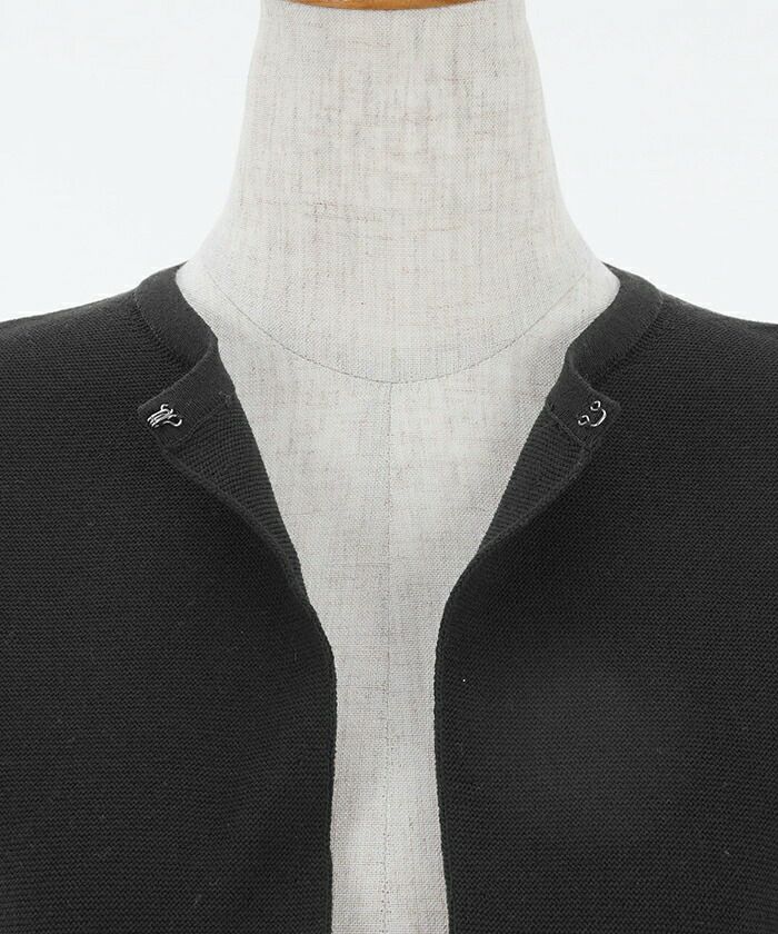 日本製/ホールガーメント/ショート丈/ガーター編み/ボレロ/冷房対策