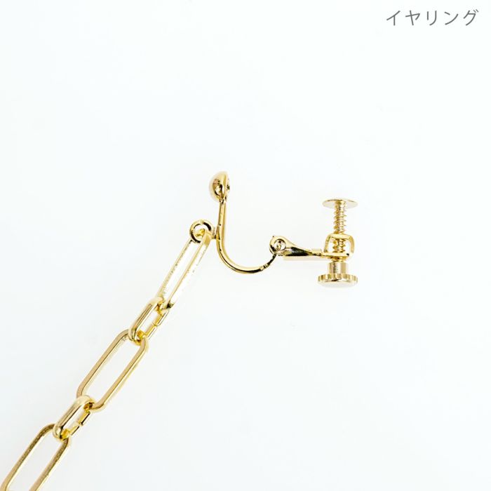 チェーン ドロップ ピアス イヤリング Chain Drop Pierce Earring