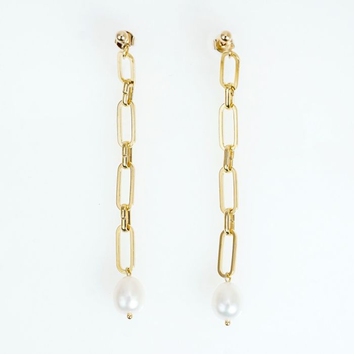 チェーン ドロップ ピアス イヤリング Chain Drop Pierce Earring