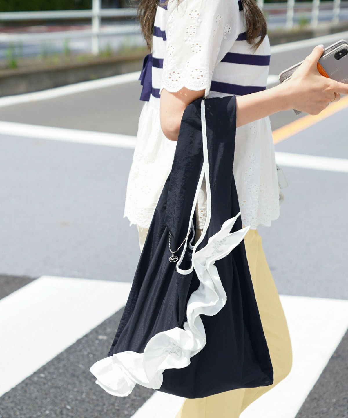 新色追加/アイボリー/ネイビー/ピンク/ベージュ/くすみブルー/バッグ/撥水/スナップボタン/折りたたみ/コンパクト/エコバッグ/買い物バッグ/レジバッグ/収納力/軽い/軽量/使いやすい/シンプル/運動会/ピクニック/公園/スーパー/利便性/ポケット