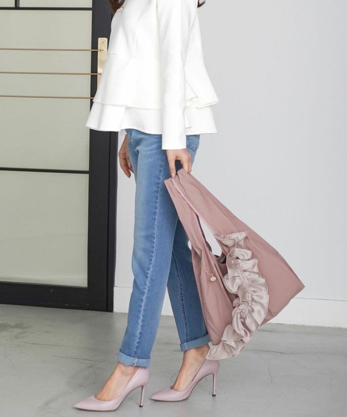 新色追加/アイボリー/ネイビー/ピンク/ベージュ/くすみブルー/バッグ/撥水/スナップボタン/折りたたみ/コンパクト/エコバッグ/買い物バッグ/レジバッグ/収納力/軽い/軽量/使いやすい/シンプル/運動会/ピクニック/公園/スーパー/利便性/ポケット