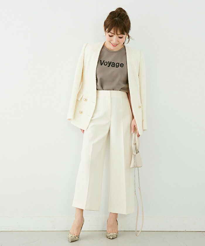 エコ糸/サスティナブル/手洗い可/ロゴT/大人カジュアル