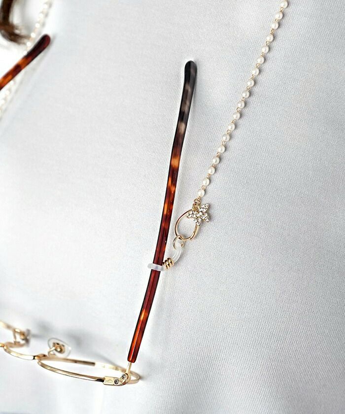 BANDOLIER ゴールド メガネチェーン 収納袋付き BANDOLIER ゴールド メガネチェーン 収納袋付き