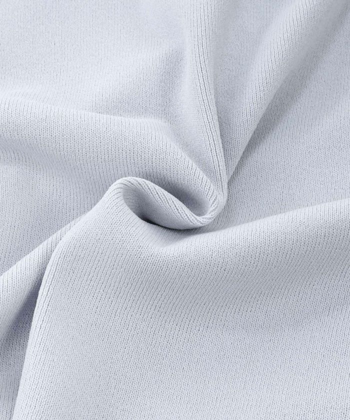 新色追加/手洗い可/マルチニットシリーズ/セットアップ対応商品/リボン/ゴム地/5分袖