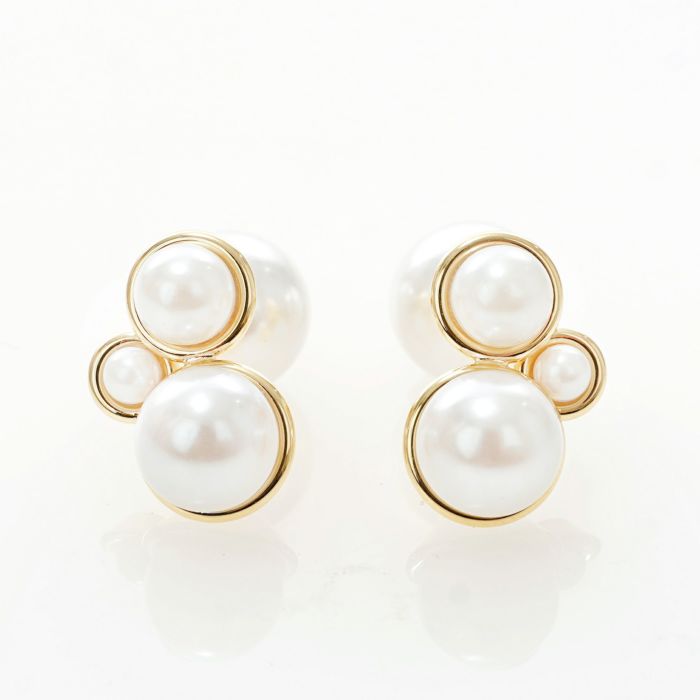 デコラティブ パール キャッチ ピアス イヤリング Decorative Pearl Catch Pierce Earring