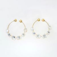 2way クリスタル イヤリング 2way Crystal Earring