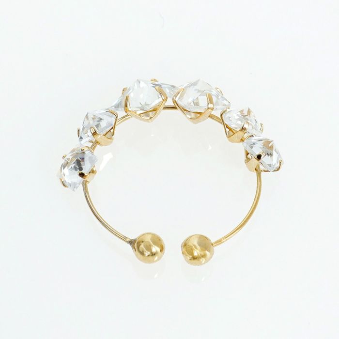 2way クリスタル イヤリング 2way Crystal Earring