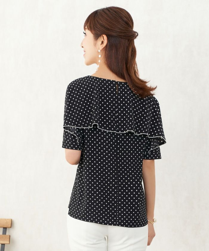 JEAN-LOUIS SCHERRER ドラス ベアトップ リボン フリル lace ribbon tie frill tops | Treat ürself