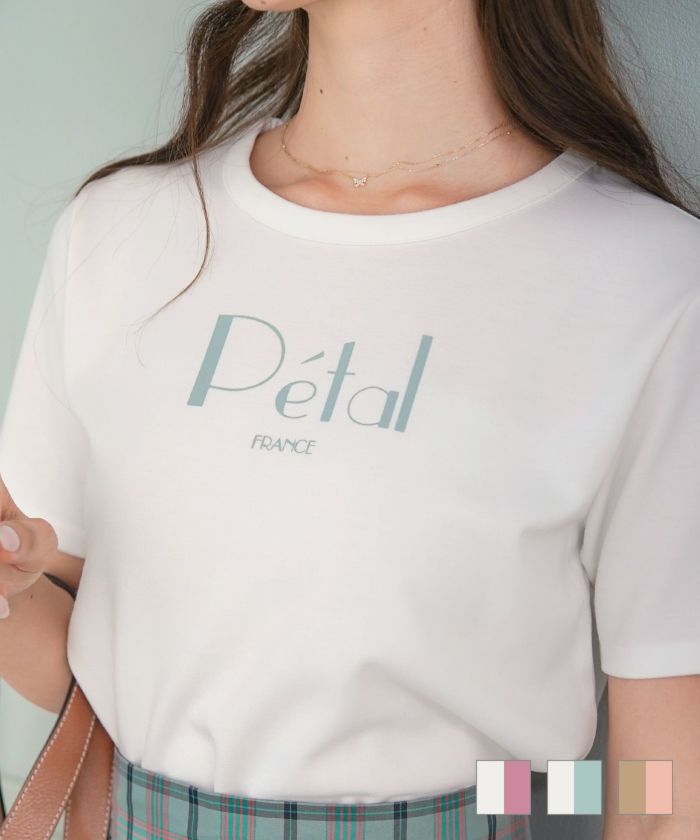 Tシャツ Petal ロゴ le reve vaniller