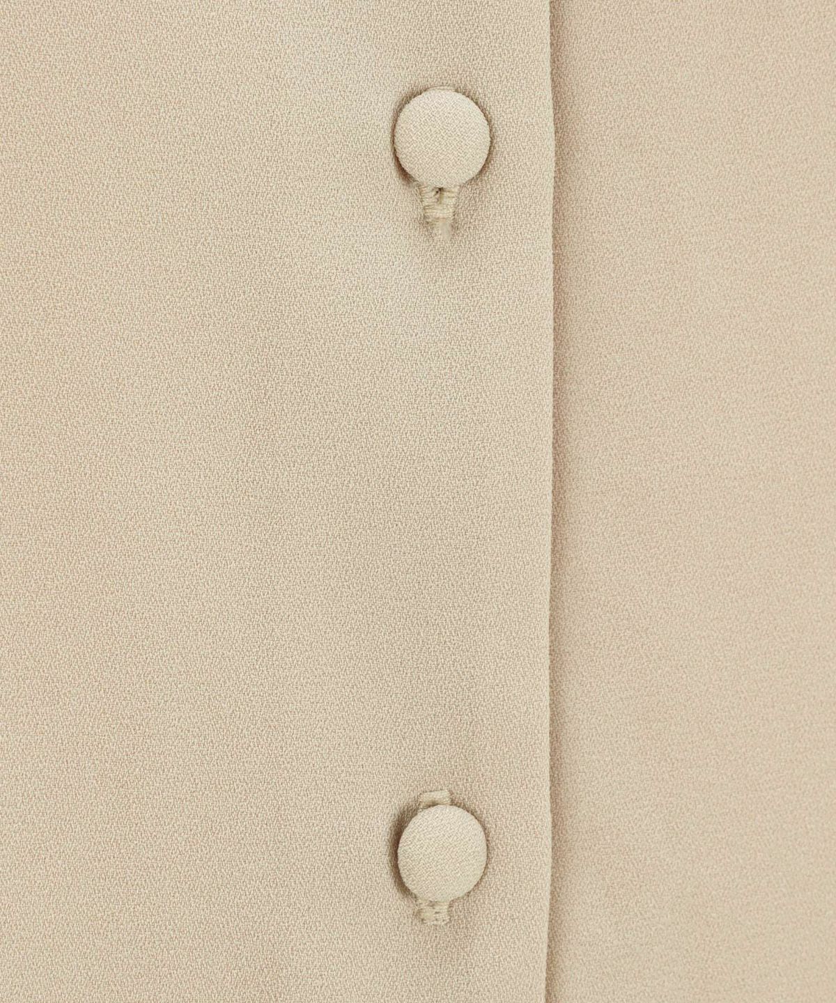 newcolor/手洗い可/襟付き/くるみ釦/ボウタイ/2WAY