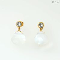 ムーン ストーン ピアス イヤリング Moon Stone Pierce Earring