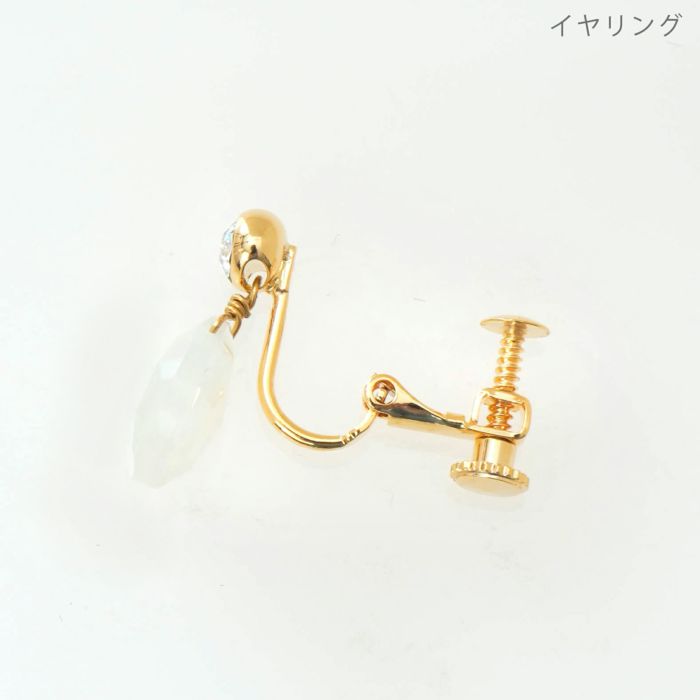 ムーン ストーン ピアス イヤリング Moon Stone Pierce Earring