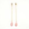 ピンク オパール ロング ピアス イヤリング Pink Opal Long Pierce Earring