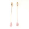 ピンク オパール ロング ピアス イヤリング Pink Opal Long Pierce Earring