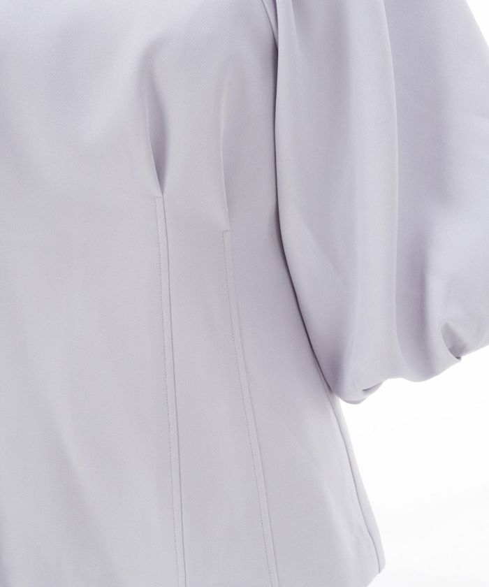 プリマシェレル/PrimaScherrer/レディース/トップス/ブラウス/バルーンスリーブ/ウエストタック/細身/タイトシルエット/メリハリセットアップ対応//S/M/くすみカラー