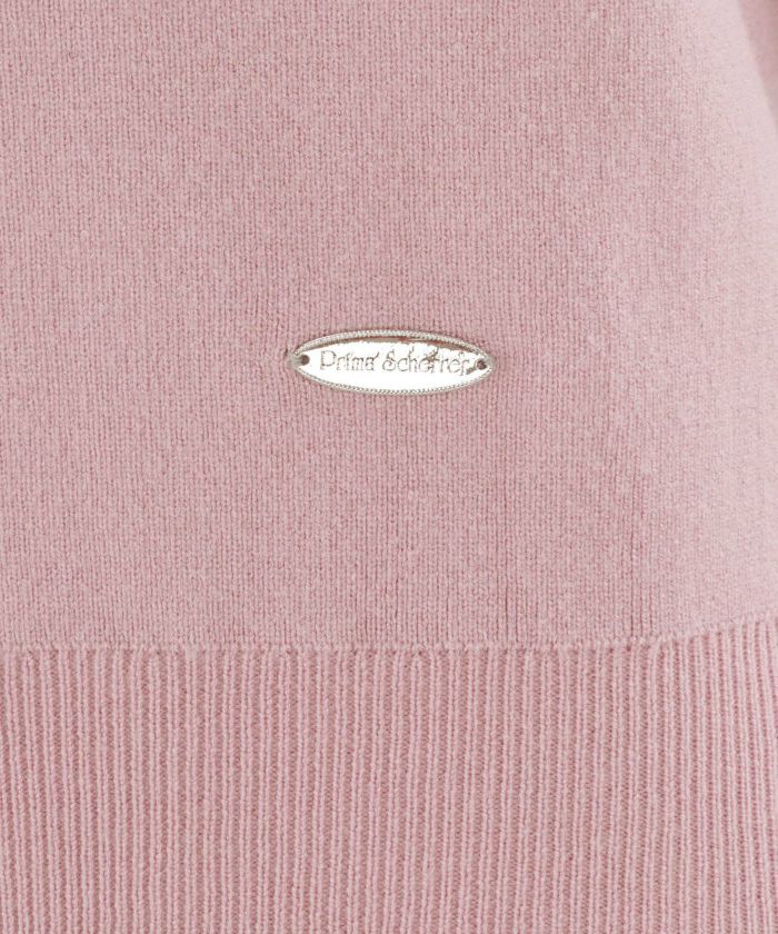 プリマシェレル/PrimaScherrer/レディース/トップス/ニット/カーディガン/羽織り/9分袖/S/M/ピンク/ラベンダー/モカ/ブラック/シンプル/ベーシック/着回し/万能/パフスリーブ/ギャザースリーブ/アンサンブル