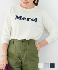 ニット Merci ロゴ Liala×PG