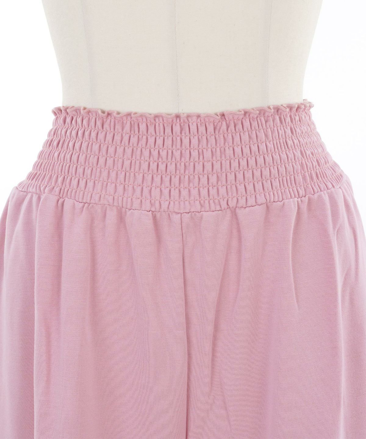 プリマシェレル/PrimaScherrer/レディース/ボトムス/パンツ/ガウチョパンツ/スカーチョ/ワンマイルウエア/おうち時間/おうちコーデ/カットソー/ピンク/ネイビー/ウエストゴム