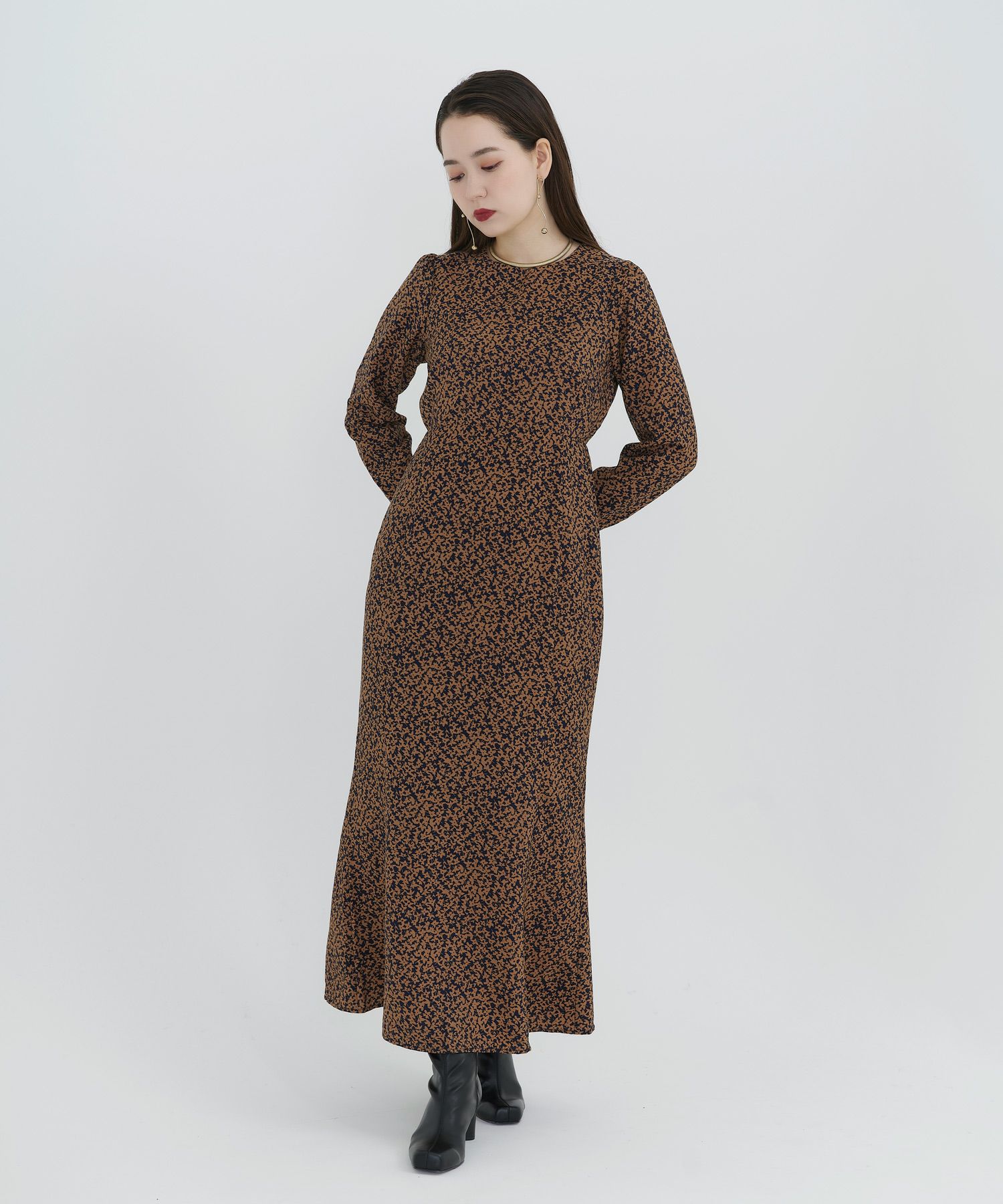 パフスリーブ ワンピース Tina Jojun 全3色 Tnj312 0196 3 パフスリーブ ワンピース Tina Jojun 全3色 Tnj312 0196 3