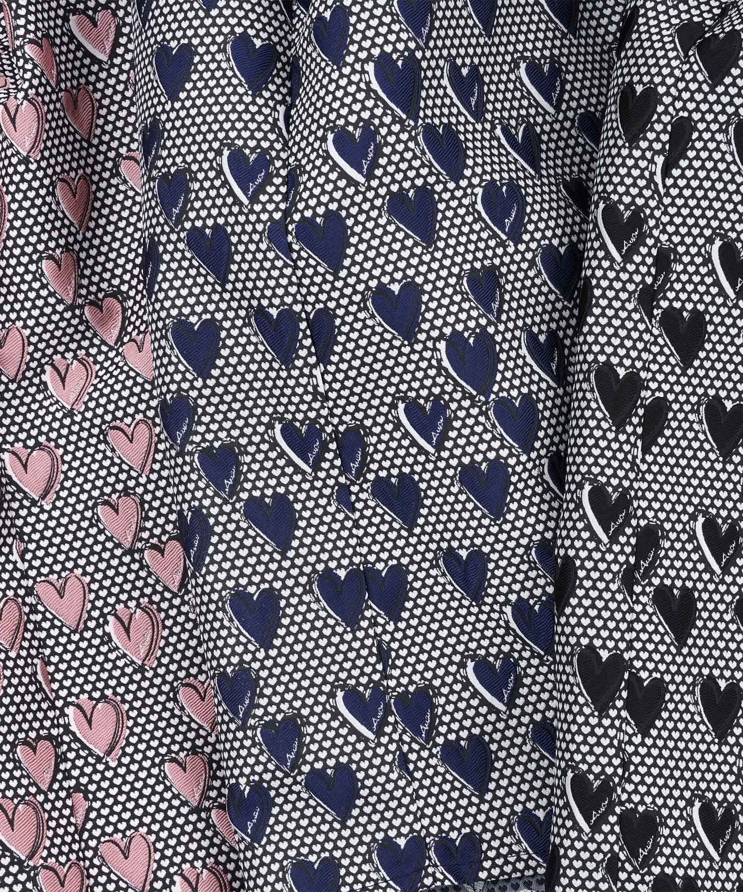 ハート/ふんわり/タックスカート/選べる丈/上品/綺麗め