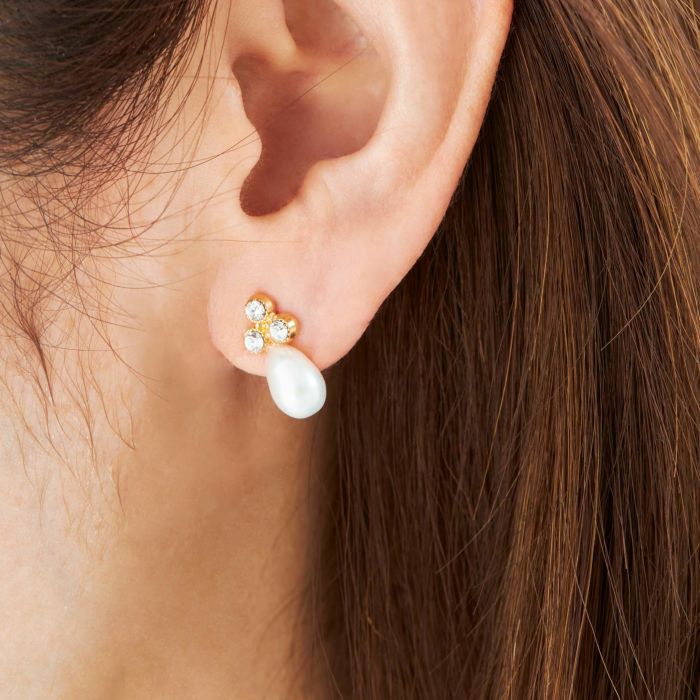 トレフォイル パール ピアス Trefoil Pearl Pierce