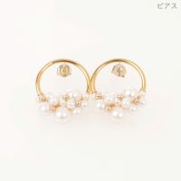 パール リース ピアス イヤリング Pearl Wreath Pierce Earring