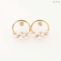 パール リース ピアス イヤリング Pearl Wreath Pierce Earring