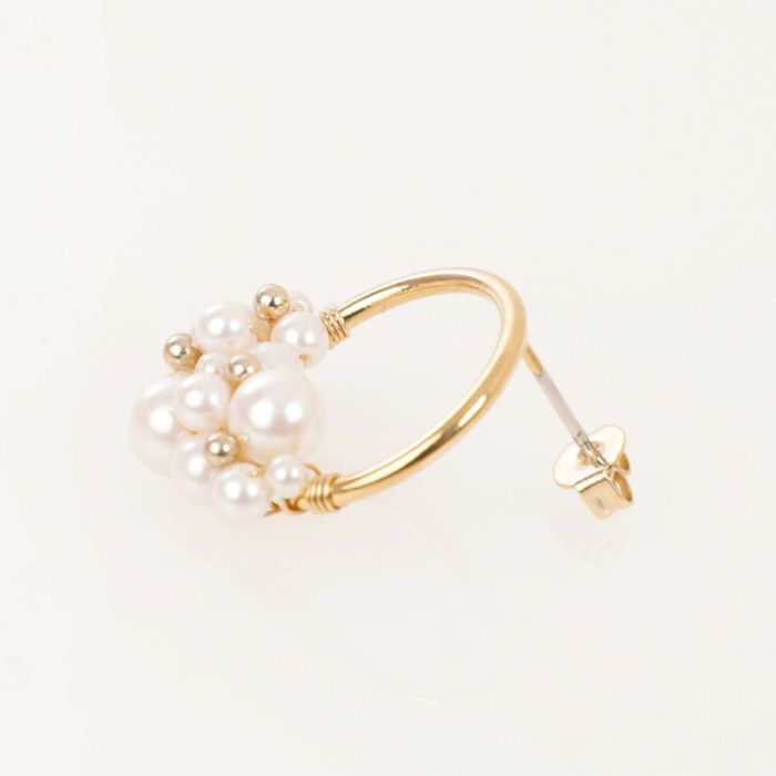 パール リース ピアス イヤリング Pearl Wreath Pierce Earring